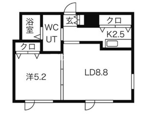 ブランノワールN14.exeの物件間取画像